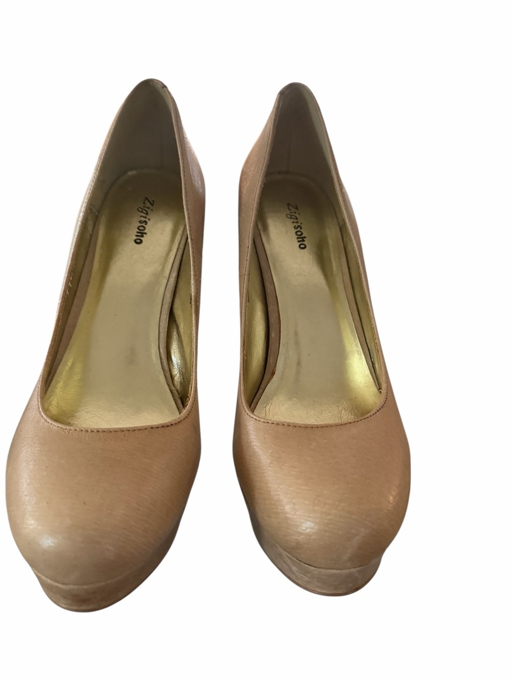 Zigi Soho Tan Platform Stiletto Pumps-8.5 - Picture 2 of 4